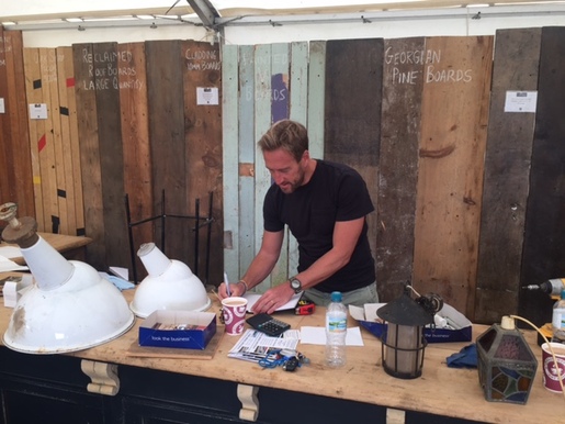 Ben Fogle Working For London Reclaimed Flooring